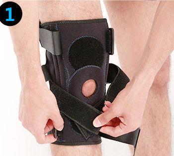 La CINA Spostamento a maglia fine rampicante del ginocchio di sostegno usura protettiva all'aperto della cinghia di forte fornitore