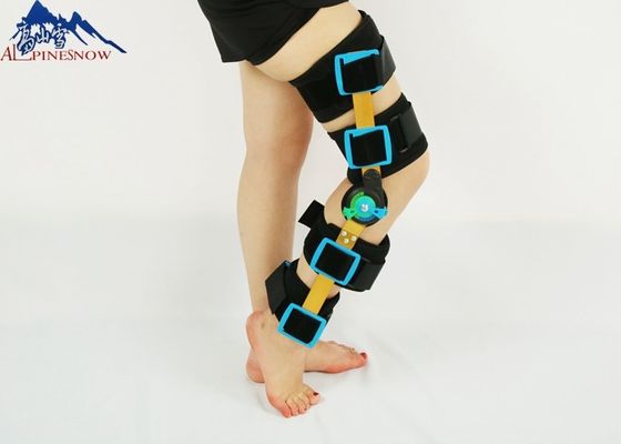 La CINA Prodotti ortopedici neri regolabili dei ganci di ginocchio del fermo del materiale medico di SBR provvisti di cardini fornitore
