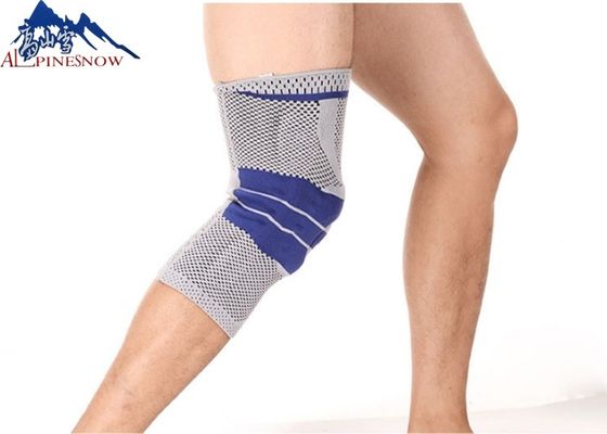 La CINA la circolare 3D tricotta il contributo tricottato elastico del ginocchio di sport del silicone della manica della patella del tessuto a pallacanestro corrente fornitore