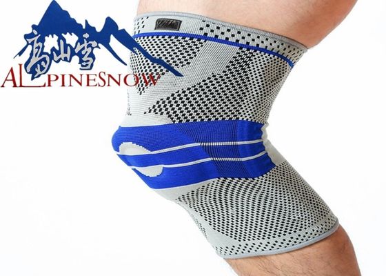 La CINA Tessuto elastico del gancio di sostegno del ginocchio dei cuscinetti del silicone della manica 3D del ginocchio di compressione alto fornitore