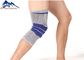 la circolare 3D tricotta il contributo tricottato elastico del ginocchio di sport del silicone della manica della patella del tessuto a pallacanestro corrente fornitore
