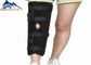 La fisioterapia ortopedica nera ha munito il gancio di cardini di ginocchio fisso ROM di sostegno del ginocchio per il ginocchio ed il legamento danneggiati fornitore