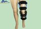 Contributo ortopedico della gamba del ginocchio della banda regolabile nera di sostegno a riabilitazione di frattura fornitore